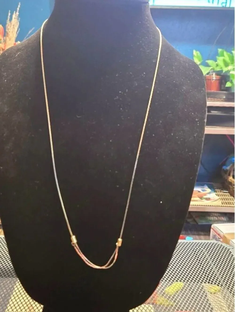 Vintage Gold Tone Adjustable Slide Transformer Necklace